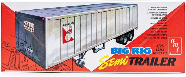 AMT 1:25 Big Rig Semi Truck  Trailer Plastic Model Kit AMT 1164 