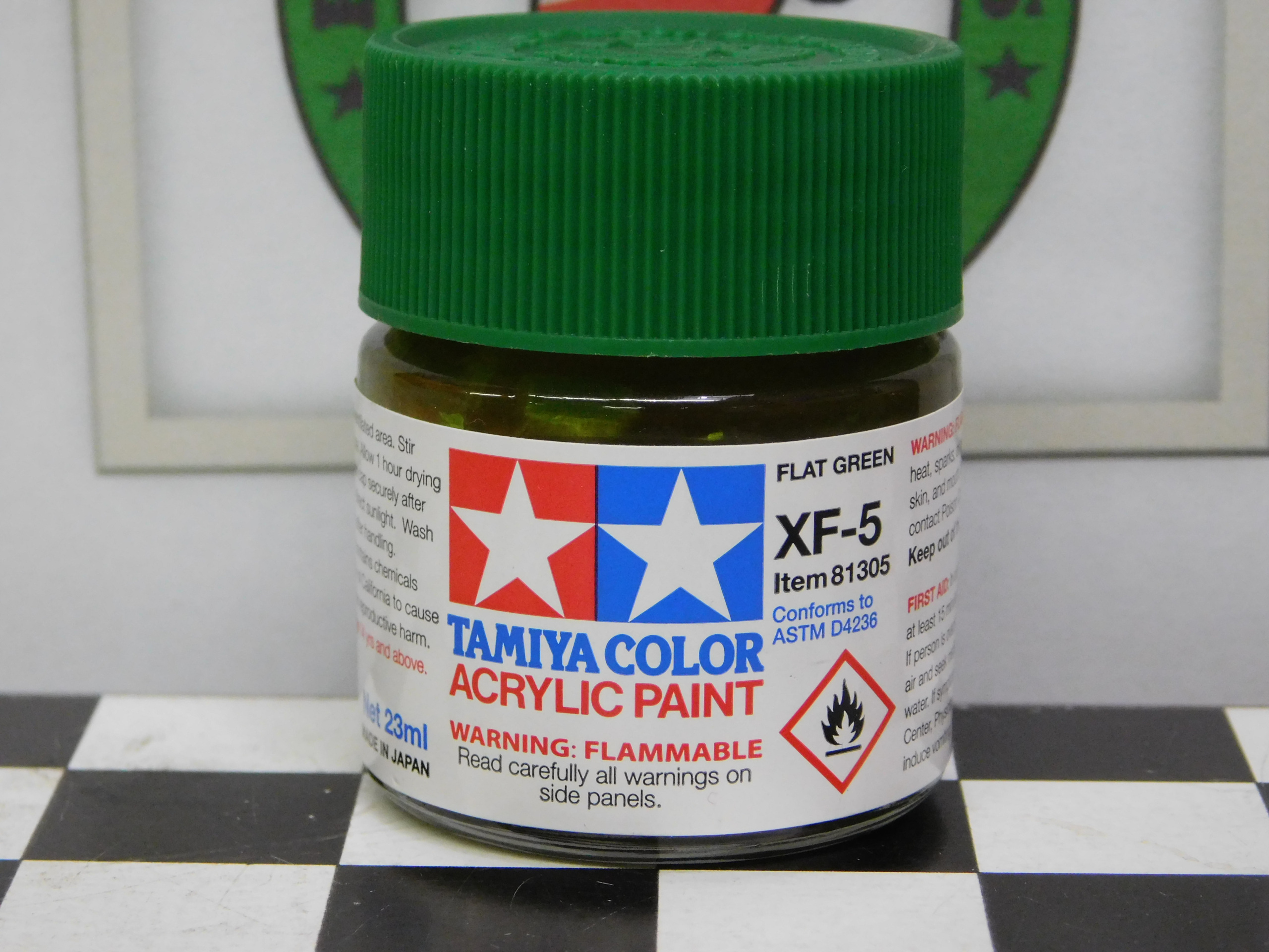 Tamiya X-15 Gloss LIGHT GREEN Acrylic Model Paint (TAM81015)