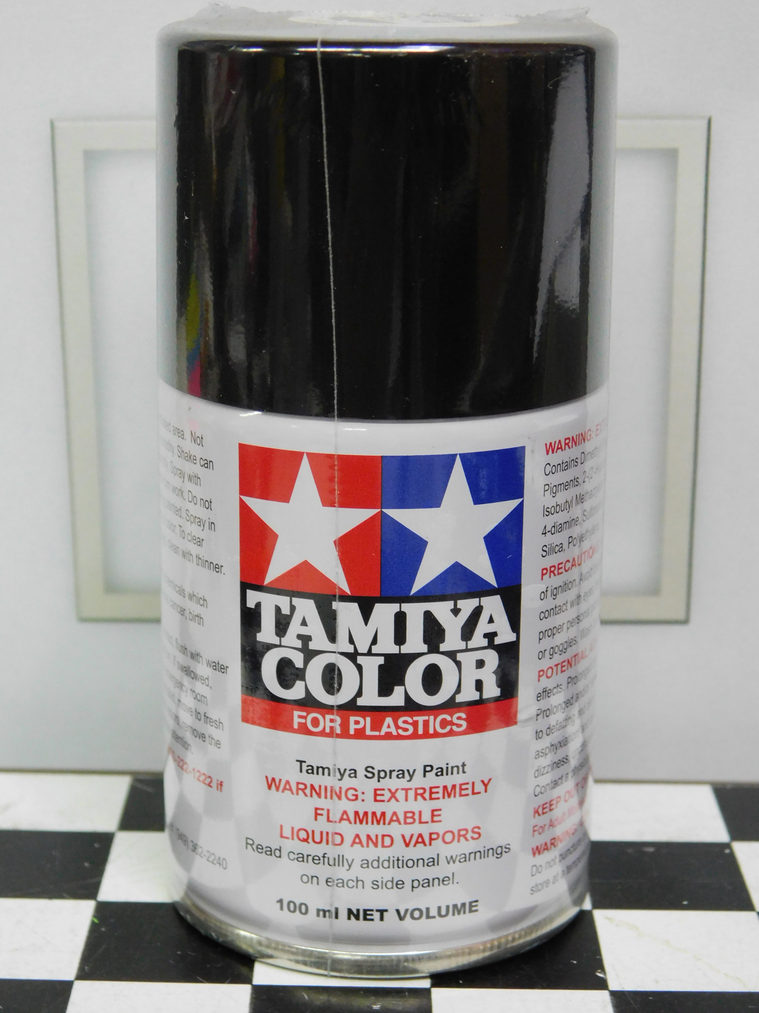 Tamiya TS14 Gloss BLACK Plastic Model Paint (Tamiya 85014)