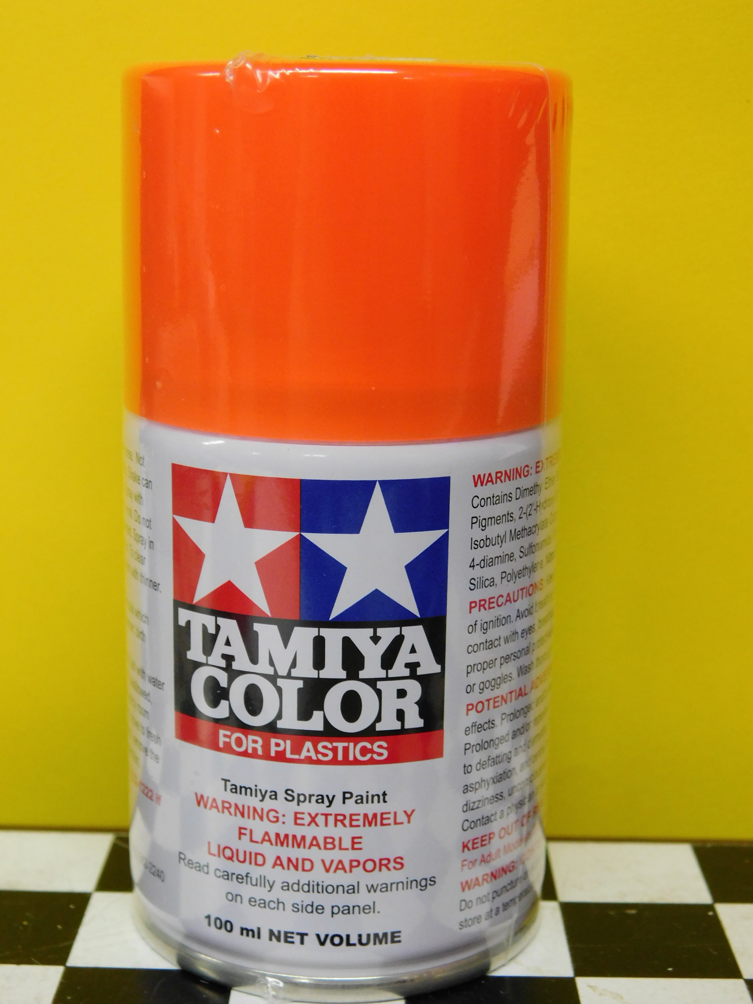 TAMIYA #85031: TS-31 BRIGHT ORANGE Plastic Model Paint, 3 oz Spray